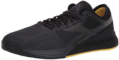 Reebok Herren Nano 9 Crosstrainer, Schwarz/True Grey/Toxic Yellow, 41 EU