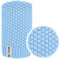 Mikos Baumwolle 100% Baby Strickdecke Kuschelige Decke ideal als Baby Decke, Erstlingsdecke, Wolldecke oder Baby Kuscheldecke 80x100 I 100x120 (1032) (Hellblau, 100 x 120)