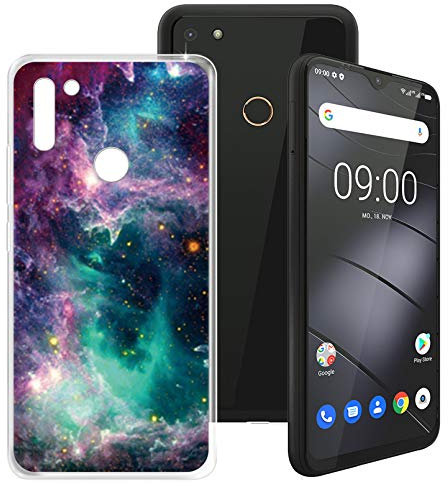HHUAN Hülle für Gigaset GS4 (6.30), Transparent Weiche Silikon Handyhülle Tasche TPU Bumper Stoßfest Schutzhülle Case Cover für Gigaset GS4 - WMA33
