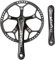 CYSKY Single Speed Kurbelgarnitur MTB Kurbelgarnitur 53T 170mm Kurbelarm 130 BCD Mountainbike Kurbelgarnitur IXF für Single Speed Bike, Rennrad, Fixie, Dahon (Square Taper, Black)