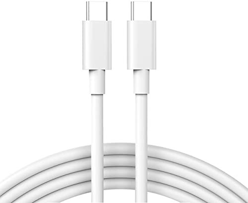 BLKEER USB C to USB C Cable 6.6ft, Charging Cable for Google Pixel 5 Charger 60W 5A PD USB Type C for MacBook, iPad Pro 2018/2020,MacBook Air, Pixel, Galaxy S20 Ultra/S10/Note20 - White