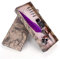 Niiyen Set di Penne Piuma, Penna Stilografica Retrò Classica, Penna a Immersione con 5 Punte, Regalo per Natale, San Valentino (Viola)