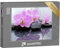 puzzleYOU: Puzzle 1000 Teile „Zartrosa Orchideenblüten auf nassen Kieselsteinen“ – aus der Puzzle-Kollektion Orchideen
