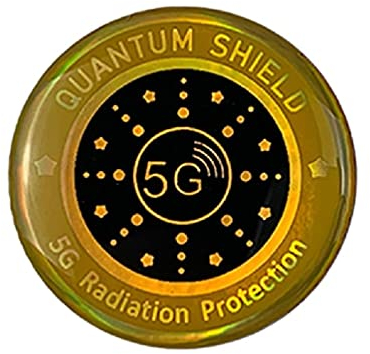 Driibubur 5G Handy Strahlenschutz Aufkleber EMR Blocker Aufkleber Rund Anti-Strahlung 24K Gold Neutralisator