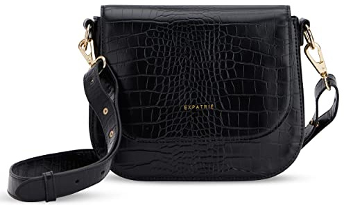 Expatrié Umhängetasche Damen Klein - Louise Medium - Moderne Crossbody Bag aus Veganem Leder - Tasche für City Ausgehen - Verstellbarer Schultergurt