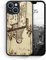 MUNIQASE Vintage Basketball - Silikon Hülle für iPhone 14 - Vintage Sport Basketball Jungs Herren Männer Schutzhülle Handyhülle Case Cover