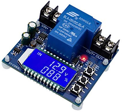 Duendhd DC6-60V 30A Speicher Batterie Lade Steuermodul Schutz Board Ladegerät Zeitschalter LCD Display XY-CD63L