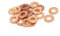 A ABSOPRO Rame Rondella 6mm x 12mm x 1.5mm Piatto Sigillante Guarnizione anellos(Set di 20)