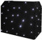 Ibiza Sound DS40 DJ-Kabine, faltbar, inkl. weißer LED-Starcloth