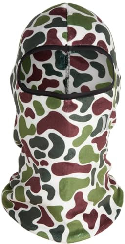 Hurley Men's Balaclava - Thermal Polar Fleece Full Face Ski Mask - Cold Weather Winter Face Mask, Treeline