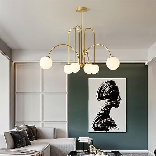 G9 kronleuchter vintage Modern Magic Bean Molekül Wohnzimmer Gold Pendelleuchte Hängelampe Satelliten Gold Kronleuchter aus Büro Küche Schlafzimmer Esszimmer Lüster