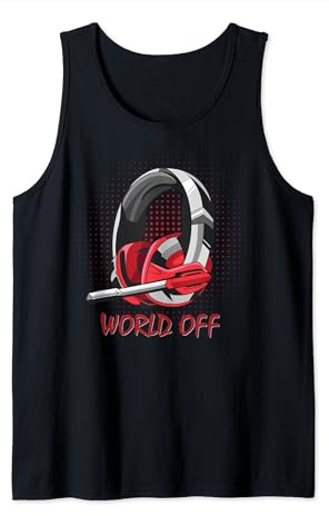 World Off Gamer Focus Gaming-Headset stört Gamer nicht Tank Top