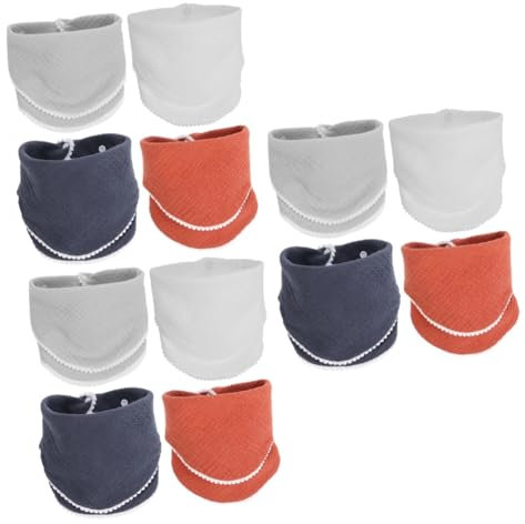Toyvian 12 Stk Lätzchen Neugeborenes Speicheltuch Handtücher Spitze Taschentuch Baby Baumwolle