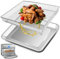 GWBSXM Air Fryer Tray Replacement for TOA 95, 14.5'' x 11.6'' Steel Basket, Dishwasher Safe