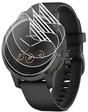 CUFEREDU 6 pcs Pellicola idrogel per Garmin Vivoactive 5 Smartwatch Soft TPU Pellicola in gel Protezione dello schermo Autoguarigione, Installazione facile, Sensibile al tocco