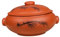 Mikinona Keramik-Schmortopf Auflaufform Slow Cooker ofenfest für Suppe und Brei