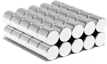 Magnet Store 10mm x 10mm Neodymium Disc/Cylinder Magnet N42 (4.02KG Pull) - Excellent for DIY Projects, Magnetic Assemblies, and Crafting (20)