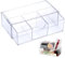 TranRantic Stackable Clear Storage Drawers, Acrylic Makeup Organiser Drawers, Bathroom Cupboard Cosmetics Organiser, Dustproof Drawer Storage Boxes for Dresser, Bathroom (20.5cm*10cm*7cm)
