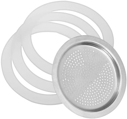 GRADENEVE Guarnizione Per Caffettiera Guarnizioni in Silicone Alimentare Per Macchinetta Per Caffè Espresso Da 6 Tazze