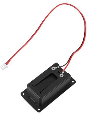 BAZEITFLOW 9v Electric Guitar Battery Case Active Pickup and Secure Pin Connector Bass Accessories for Simple Installation and Enhanced Audio Signals