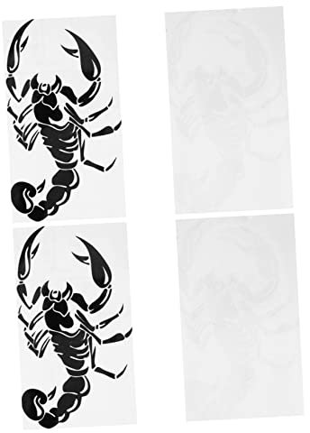 OSOLADY 4 Pezzi Adesivi Decorativi per Design Impermeabili e Resistenti per Ogni Facile Applicazione e Durata Prolungata per Amici e Famiglia