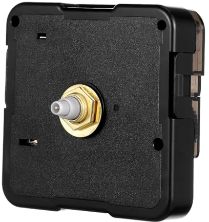 SAFIGLE Quarz Uhrwerk Für Wanduhr Batteriebetriebenes Uhrwerk Als DIY Ersatzteil Zum Reparieren Ersetzen Oder Selber Bauen Für Rahmenlose 3D Wanduhr 5.60 X 5.60 X 1.60 cm