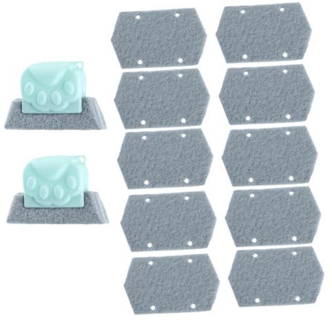 Hemobllo 14 pièces Brosse Nettoyage Fenêtre Multi Fonction pour Rainures et Fenêtres Accessoires Maison avec Réutilisables Nettoyeur Pratique pour Cuisine et Encadrements