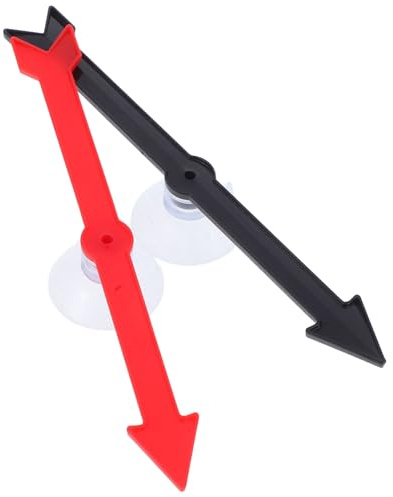 GARVALON 2 Stück Teiliges Pfeil spielspinner Saugnapf Kunststoff drehpfeil für DIY projekte Kompatibel mit Diversen Brettspielen Robust und Langlebig Kreatives Design für Party und