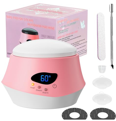 JOJOCOSMO 50W Nail Steamer Remover, Professional Bask La Steam Pro Gel Remover, Acetone-proof Gel Nail Polish Remover Machine for Salon and Home