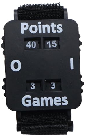 BUGUUYO Punktezähler-Uhr mit verstellbarem Armband – Punktezähler-Armband für Cricket, Tennis, Padel und Tischtennis