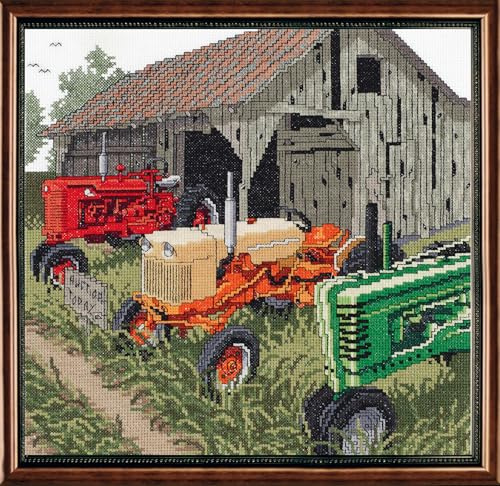 Janlynn Auction Day Counted Cross Stitch Kit, Cotton, Multi-Colored, 11-1/4 x 10-1/2