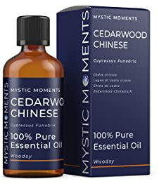 Mystic Moments | Cedarwood Chinese Essential Oil | 100ml | Cupressus funebris gives a calm grounded aroma for diffusers, oil blends and fragrance formulations.