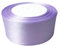 40mm Lilac Purple Satin Ribbon for Gift Wrapping, 25M Double Sided Polyester Thick Fabric Ribbon Roll for Crafting Bouquets, Cake, DIY Hair Accessories, Sewing, Making Bows, Wedding Decoration