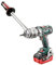 Metabo 602351770 Akkuschrauber BS 18 LTX BL Q I 18V, Bürstenlos mit Werkzeug-Schnellwechsel-Funktion und Impulsbetrieb - inkl. 2 CAS 5,5Ah LiHD Akkus; Ladegerät, Zusatzhandgriff und Transportkoffer, Farbe, Size