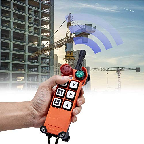 MXBAOHENG Drahtlose Kransteuerung 24V Hoist Fernbedienung Industrielle elektrische Hebezeuge Fernbedienung für Winden Ankerwinden Kräne Förderer/mit 1Sender &1 Empfänger (Unterstützung 24-95V)