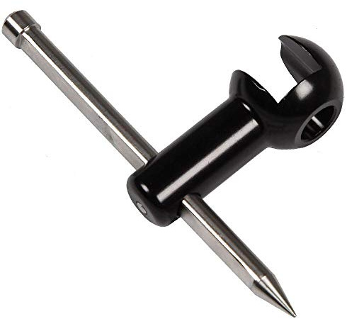 Korda Singlez Spike Ball Stabiliser, Stabilisator für Buzzer Bar, Schwarz | massive Edelstahlstange für hohe Stabilität, sicherer Halt für Erdspieße und Uprights, einfacher Aufbau beim Angeln