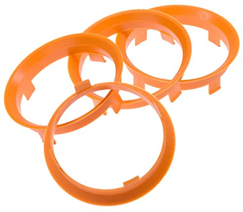 4X Zentrierringe 60,1 x 58,1 mm orange Felgen Ringe Made in GermanyF