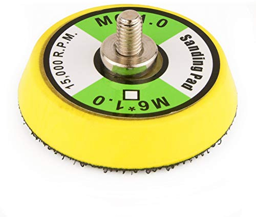 Mini Druckluft Exzenterschleifer Winkelschleifer/Polierer Mini Gerade Rot leistungsstark (Schleifteller 50mm),1 Stück
