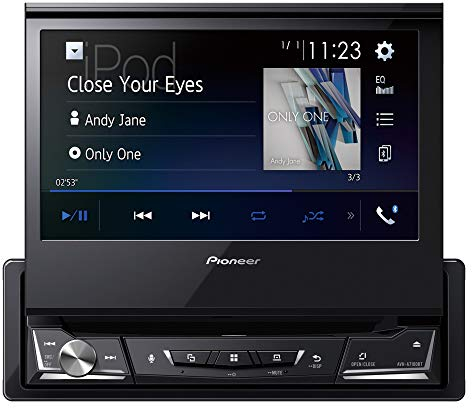 Pioneer 1026211 AVH-A7100BT Schwarz, Autoradio, Schwarz, Double Din