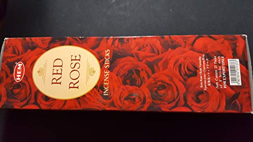 HEM - Encens - Rose - 25 boîtes de 8 bâtonnets - 200 bâtonnets au total
