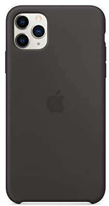 Apple Silikon Case (für iPhone 11 Pro Max) - Schwarz - 6.5 Zoll