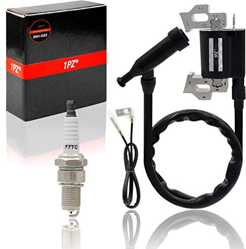 1PZ DH1-GX2 Bobina de encendido con bujía de repuesto para Honda GX110 GX120 GX140 GX160 GX200 4hp 5.5hp 6.5hp Motor cortacésped generador Go Kart