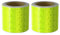 Xrkuu grünes reflektierendes Sicherheitsband, 2 Rollen, 3 m x 5 cm, keine Rückstände, Reflektorband, selbstklebendes Sicherheitsmarkierungsband, Sicherheitswarnung, für LKW, Fahrräder, Helme