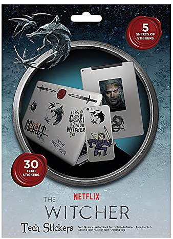Pyramid International, The Witcher Tech Monster Hunter Sticker Set RD-RS661072 Farbe