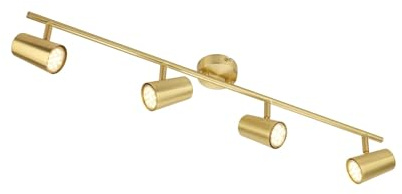 InLight INL-31723-SBRS Harvey 4 Spot Bar Light, Satin Brass