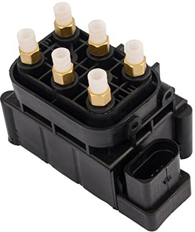 Bisenya Luftfahrwerk Ventilblock Ventileinheit 4F0616013 kompatibel mit A6 S6 4F 4B C5 C6 4Z7616013 Ventil Druckluftanlage 10-Polig