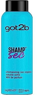 Schwarzkopf GOT2B – Trockenshampoo – Volumen Extra – Duft 48H – vegane Formel – ohne weiße Rückstände – 200 ml
