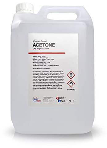 Pure Acetone - Acrylic Nail Remover Nail Polish Remover 99.8% (5L)