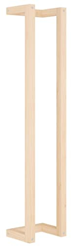 vidaXL Porte-Serviette 23x18x110 cm Bois de pin Massif