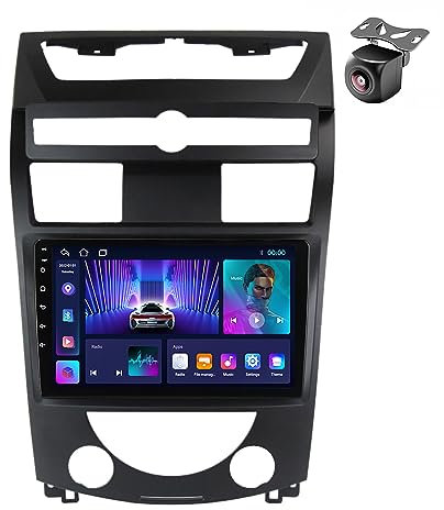 para 2 DIN de Coche con Pantalla Táctil 10 Pulgadas Reproductor Multimedia Estéreo (M100S 4core 1+16G)
